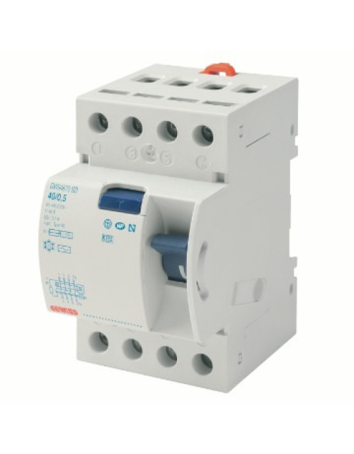 Interruptor Diferencial Puro - Idp - 4P 25A Tipo Ac Instantáneo Idn0,03A - 3 Módulos GEW GW94662