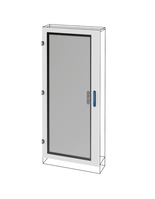 Porte Vitrée - Qdx 630 L - Pour Structures 600X1200mm GEW GWD3022