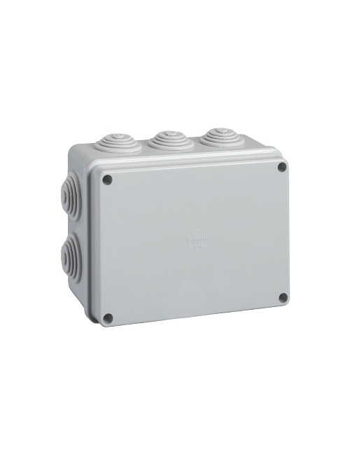 Pilote IP55 junction box 150x110x70 watertight entries 10xØ25 SNR SL03555