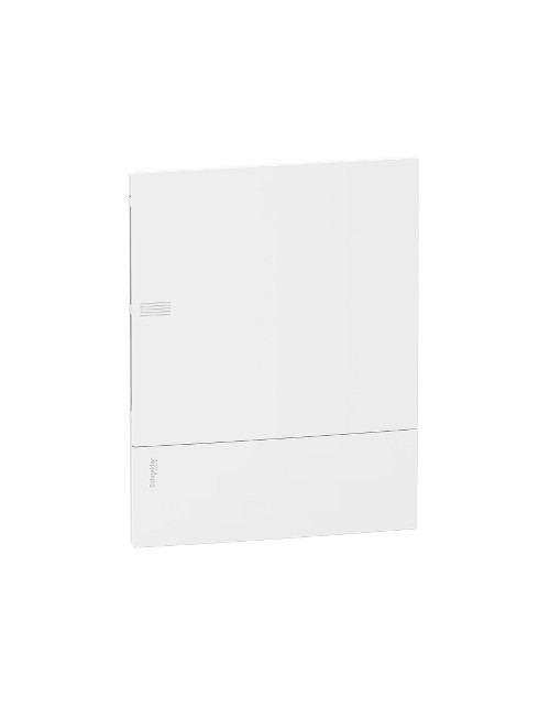 Front Resi9 MP recessed 24 (2x12) modules white opaque door SNR MIP30212