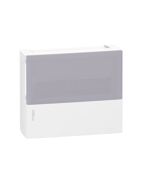 Cuadro de distribución de pared Resi9 MP 12 módulos puerta traslúcida blanca SNR MIP10112T