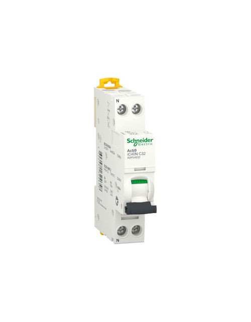 Interruptor térmico magnético iC40N 1P+NC 32A 6000A SNR A9P54632