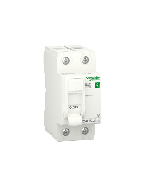 Residual Current Circuit Breaker (RCCB), Resi9, 2P, 25 A, 30 mA, Type F-SI SNR R9R46225