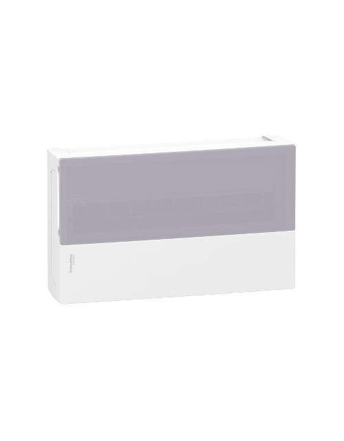 Cuadro de distribución de pared Resi9 MP 18 módulos puerta traslúcida blanca SNR MIP10118T