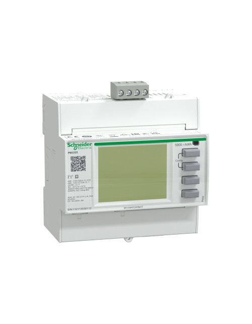 Multimetro PM3255 - inserzione con TA - THD, Allarmi - 2IN/2OUT- Modbus SNR METSEPM3255