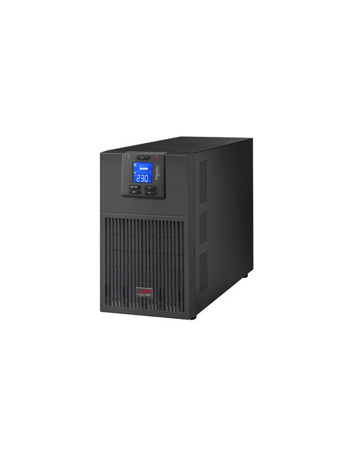 APC Easy UPS on-line, 3kVA/2700W, turn, 230V, 6x prize IEC C13 + 1x IEC C19, slot pentru card inteligent, LCD SNR SRV3KI-E