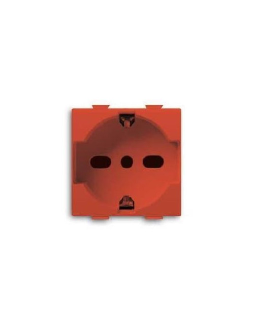 ABB 2CSK1110CH 2P+T 16A P30/P17 red dual-purpose socket