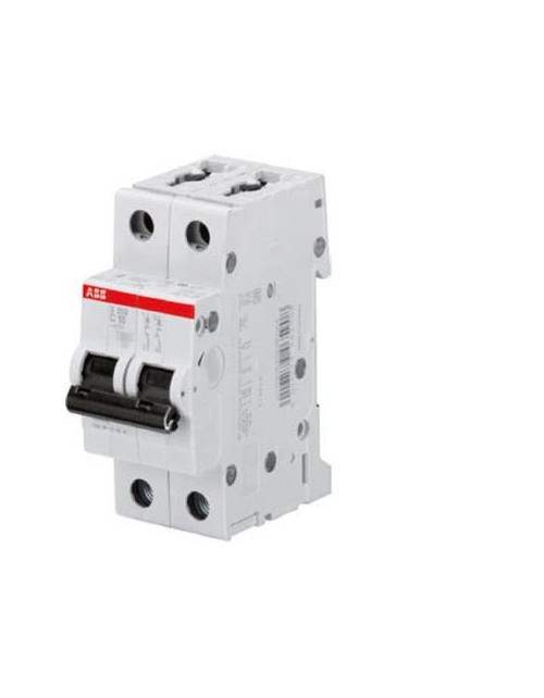 Circuit breaker 10kA Curve D 10A 2P ABB S600477