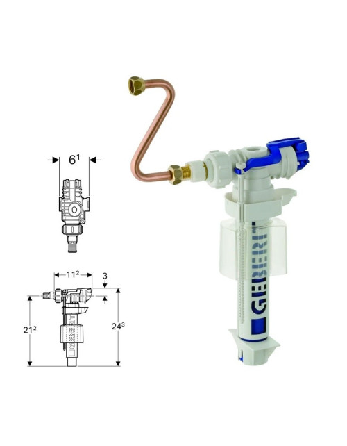 Float valve 3/8" Type 380 240.784.00.1