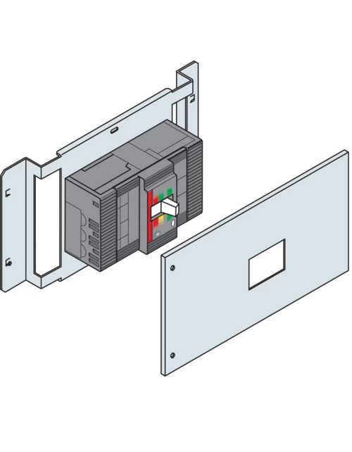 Kit fix XT2 3/4 P 24 module DIN L600mm H200mm montaj orizontal ABB LX2000