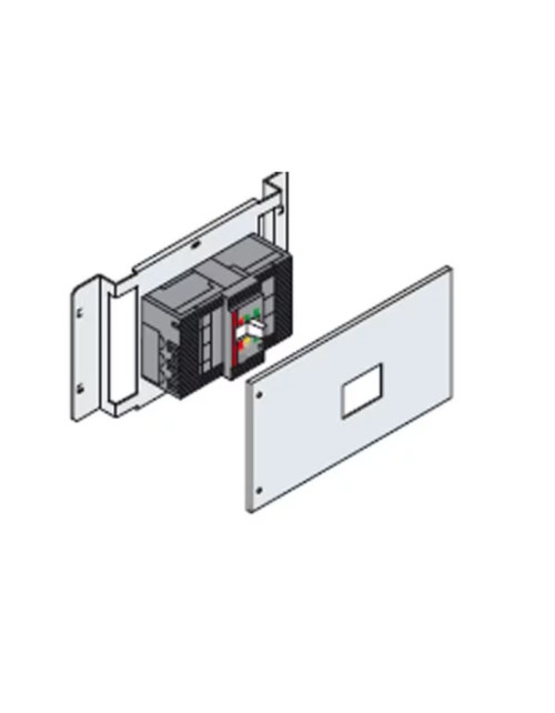 Kit fijo XT3 3/4 P 24 módulos DIN L600mm H200mm instalación horizontal ABB LX3000