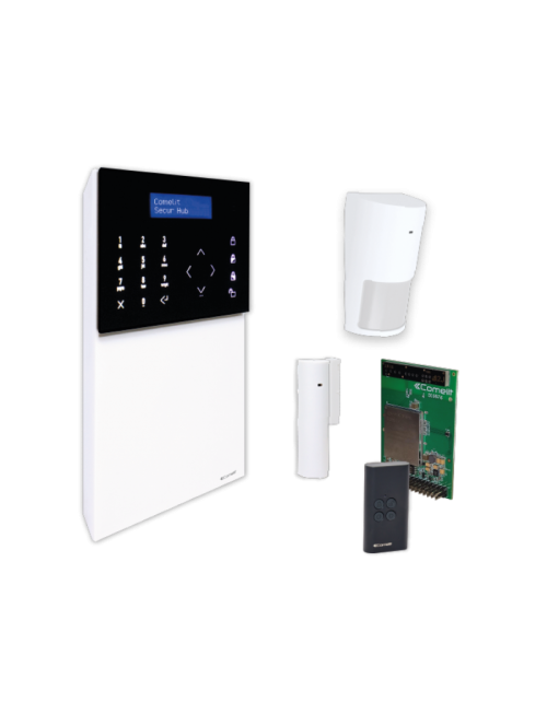 Kit anti-intrusión inalámbrico Comelit SECUR HUB 4G KSW32411L