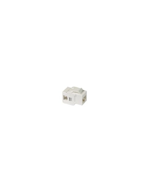 Conector Fanton vertical sin blindaje RJ45 UTP 180 blanco