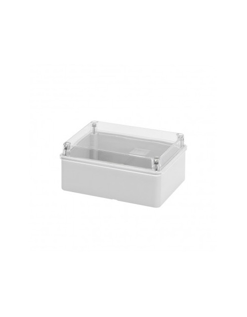 Caja de conexiones Gewiss o para equipos con tapa transparente 150x110x70