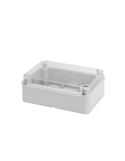 Caja de conexiones Gewiss o para equipos con tapa transparente 190x140x70