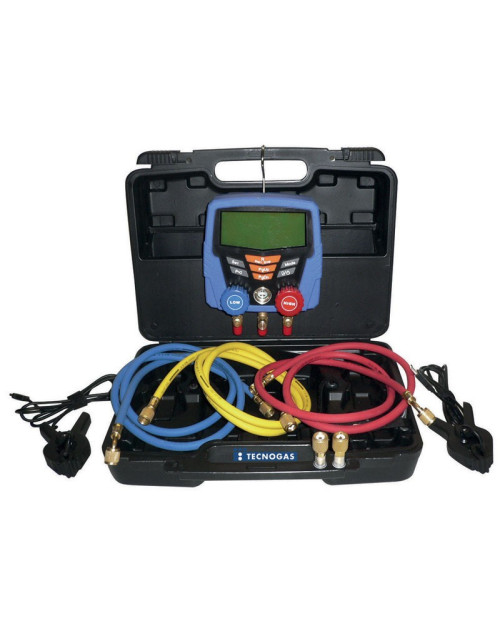 Kit de manómetro y vacuómetro Tecnogas DIGIT-VACUUM para gas R32