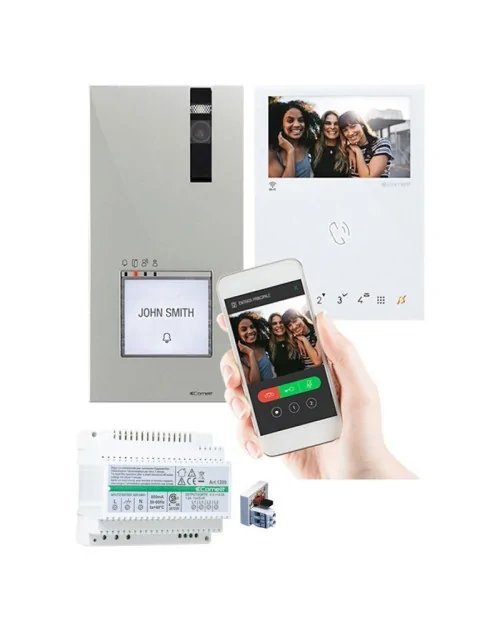 Kit videoportero unifamiliar Comelit QUADRA MINI WIFI 2 hilos