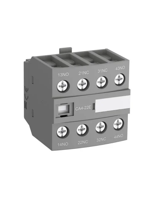 ABB auxiliary contact block 2NO+2NC on the front