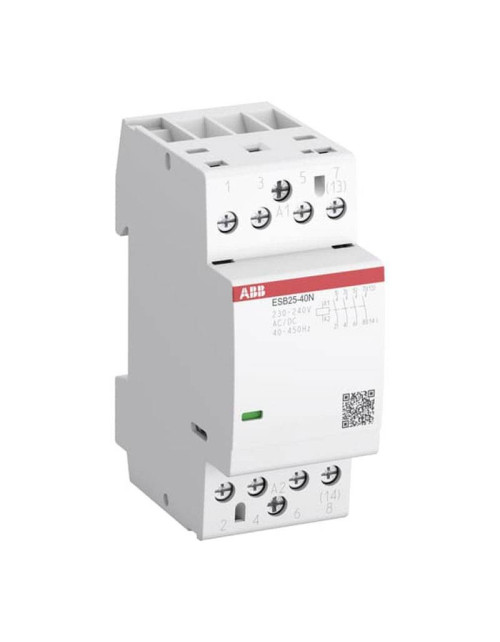 Contacteur modulaire Abb ESB2440 25A 4NO 230 Vac 2 Modules