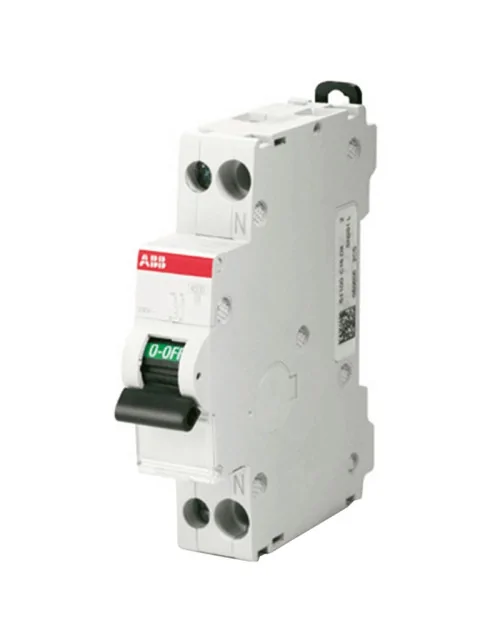 Circuit breaker 1 module 1P+N 4.5KA 20A SN201LC20 ABB