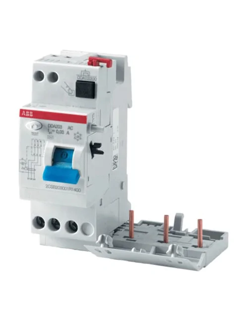 Bloque diferencial ABB DDA203 3P 40A 30mA tipo AC 2 módulos B427926