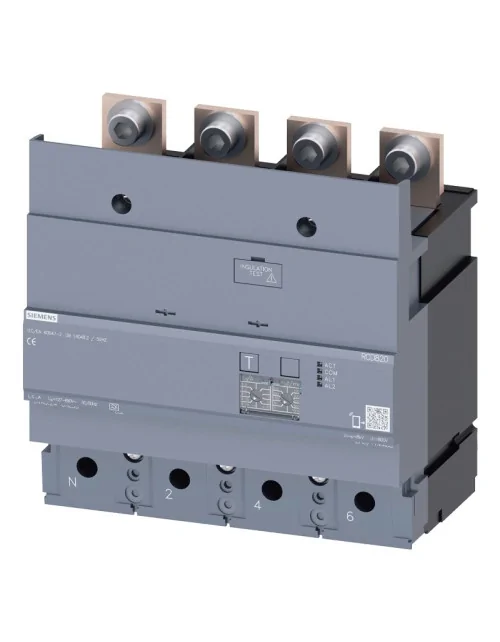 Bloc différentiel Siemens RCD820 3VA2 4 pôles 400A