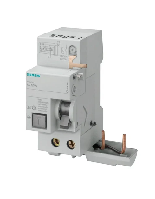 Bloc différentiel Siemens 2P 40A 300mA Type A 2 modules pour 5SL6-5SL4