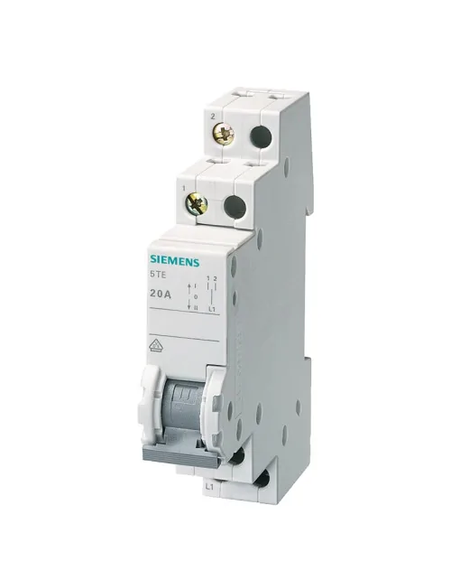 Interrupteur Siemens 2P 20A 1-0-2 1 module