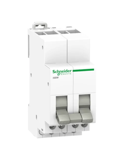 Interrupteur Schneider 1-0-2 20A 2 modules ISSW 2 circuits