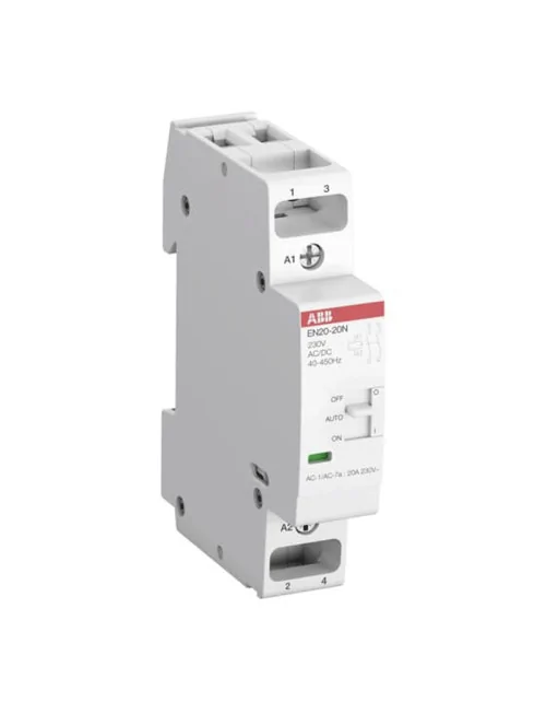 Contacteur modulaire Abb 20A 2NO 230V C/COM