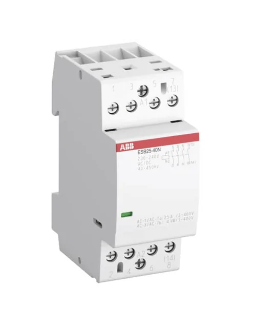 Contacteur modulaire Abb 24A 4NO 24 VAC/DC