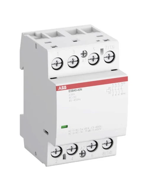 Contacteur modulaire ABB 40A 4NO 24VAC/DC