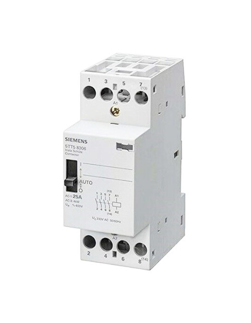 Contactor manual Siemens 25A 4NO