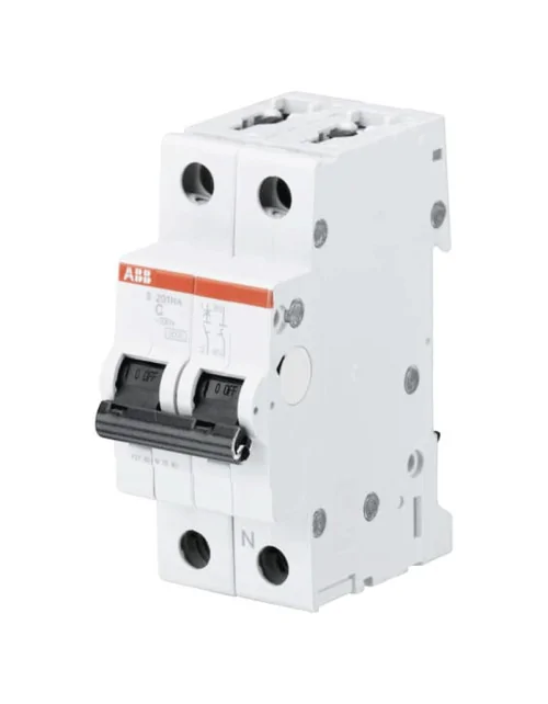 ABB 1P+N 20A 6KA C S201NA 2M circuit breaker