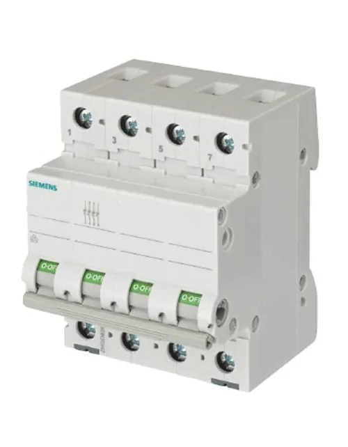 Seccionador de 4 polos Siemens OFF 32A