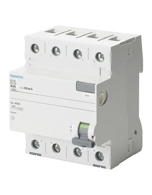 Pure Siemens 4P 63A RCD