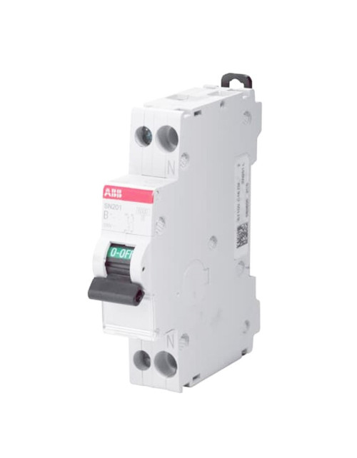 ABB SN201 10A 1P+N 1 Module Circuit Breaker