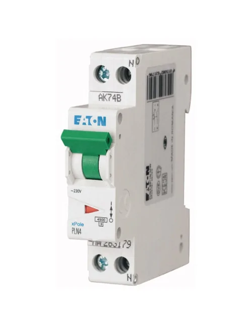 Eaton 6A 1P+N 4.5KA 1 Module Circuit Breaker