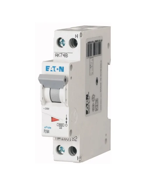 Eaton 16A 1P+N 4.5KA 1 module circuit breaker