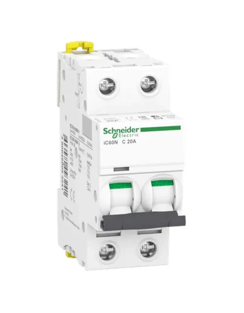 Disjoncteur Schneider 2P 20A 6KA C 2 modules