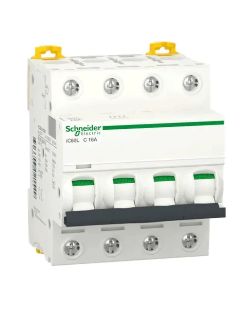 Schneider 4P 16A 15KA C magnetothermal switch 4 modules