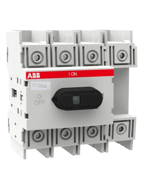 Interruptor seccionador rotativo ABB OT125M4 4P 125A