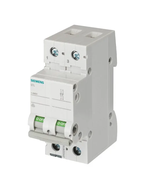 Siemens 2P 32A 2-Modul-Trennschalter