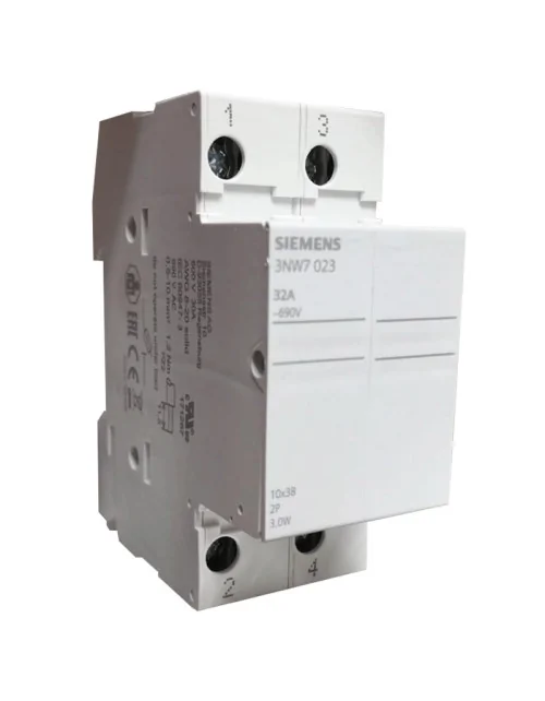 Siemens fuse holder cylindrical 3NW7 2P 32A 10,3X38 2M