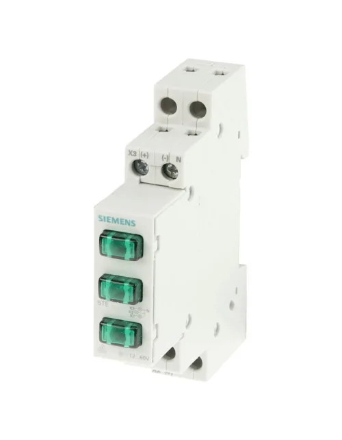 Lámpara indicadora verde Siemens 1M 230V