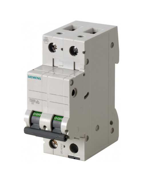 Siemens magnetotérmico 1+N 2 módulos 10A 4500K