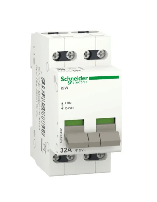 Schneider 4P 32A 2 Modul-Trennschalter