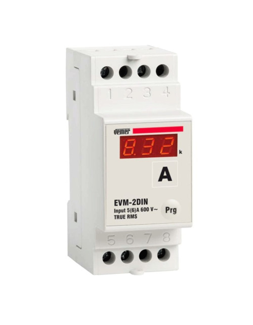 Vemer 2 DIN 600VAC Multifunction Voltage Measurement Instrument