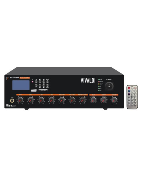 Amplificador Mezclador Vivaldi 60W 100V FM + WIFI + USB + BT