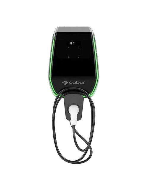 Borne de Recharge Véhicule Electrique Cabur 7,4KW avec 1 Câble Monophasé T2